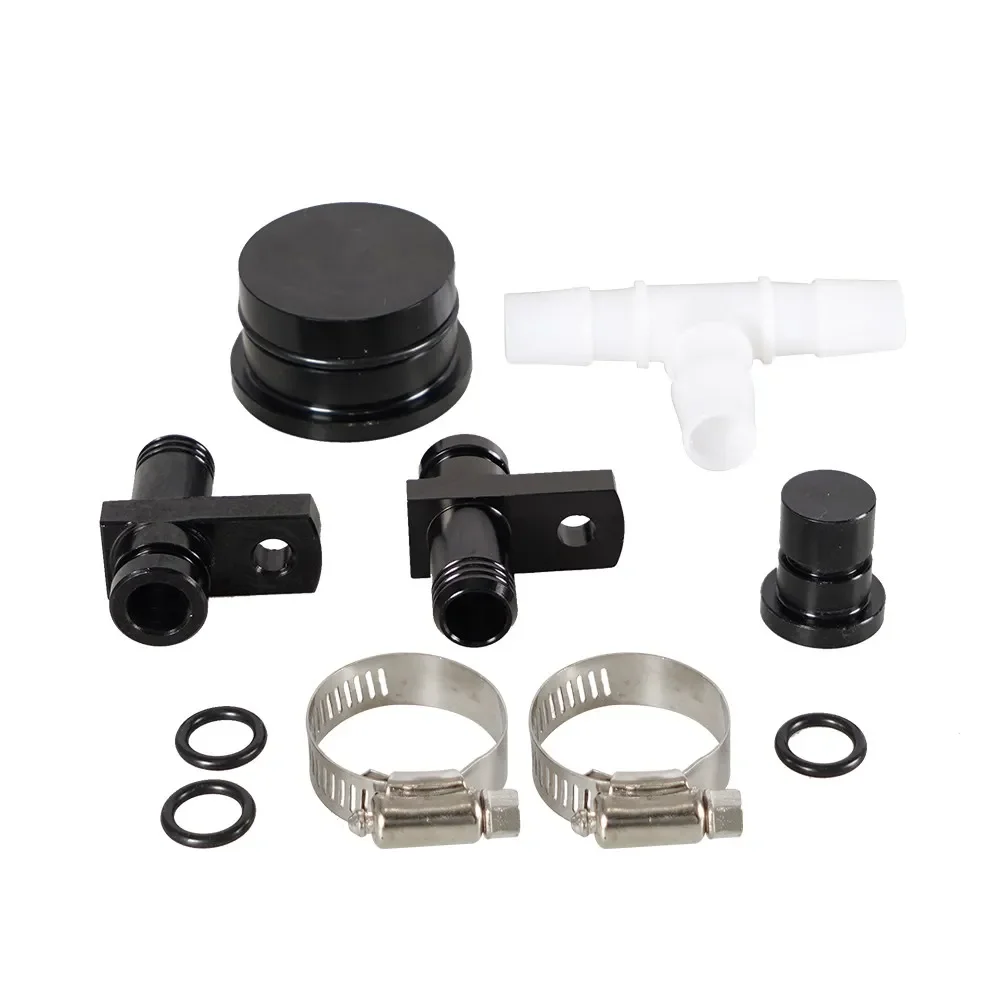 高品質レゾナトエンジン Durmax Lly Lbz Lmm Pcv 6.6L ディーゼルエンジンアダプターキットパーツ用品アルミニウムブラックに適合