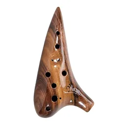 Solid Wood Ocarina 12 Holes Rare Musical Instruments Triple Ocarina Luxury Legend Professional for Children Offers Accessories