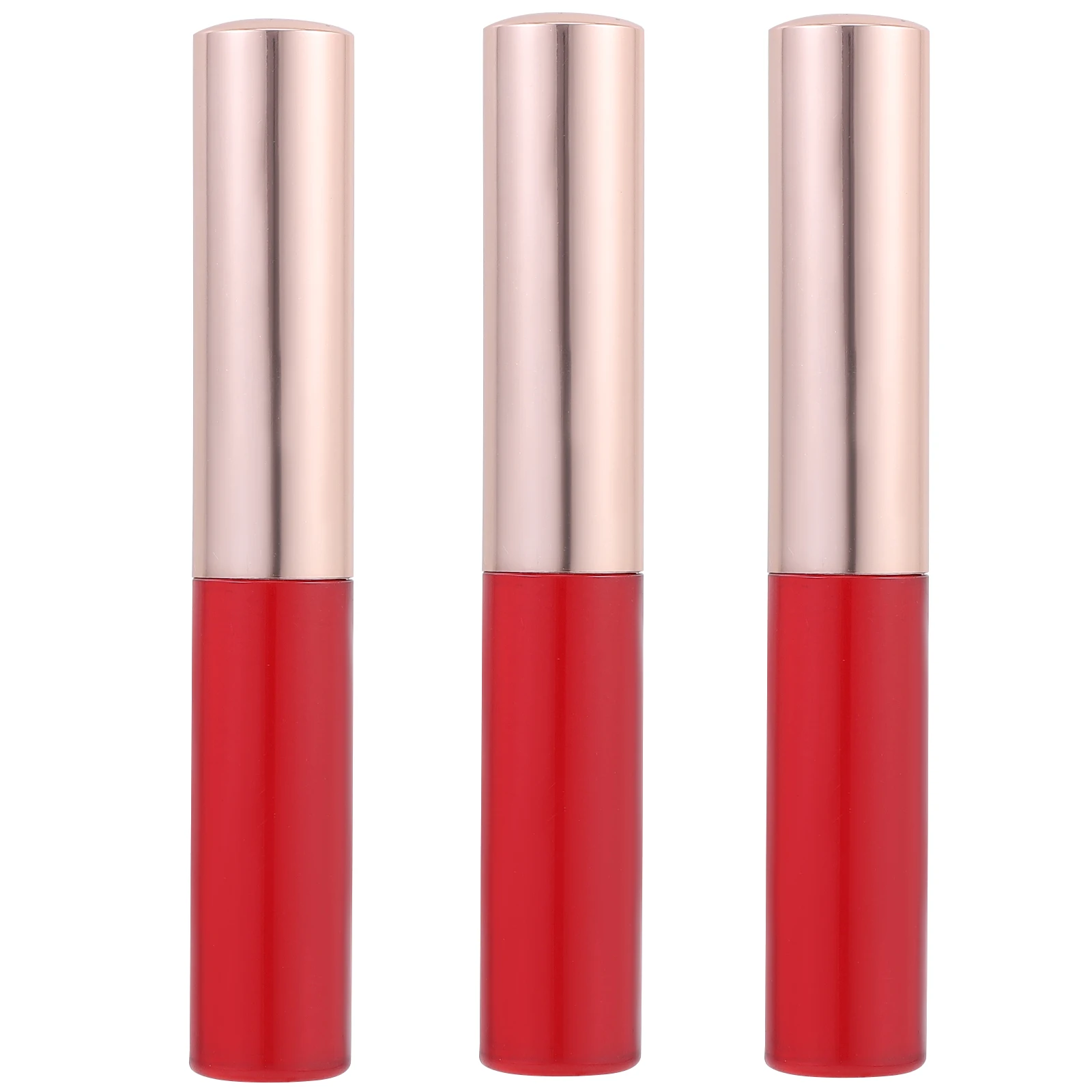 

3Pcs Silicone Lip Brush Women Makeup Tools Red H Portable Lipstick Applicator Gloss Blending Concealer Brush