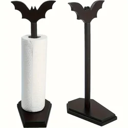 Bat Paper Towel Holder - Halloween Decor for Kitchen and Bathroom - Gothic Home Decor for Oddities and Curiosities