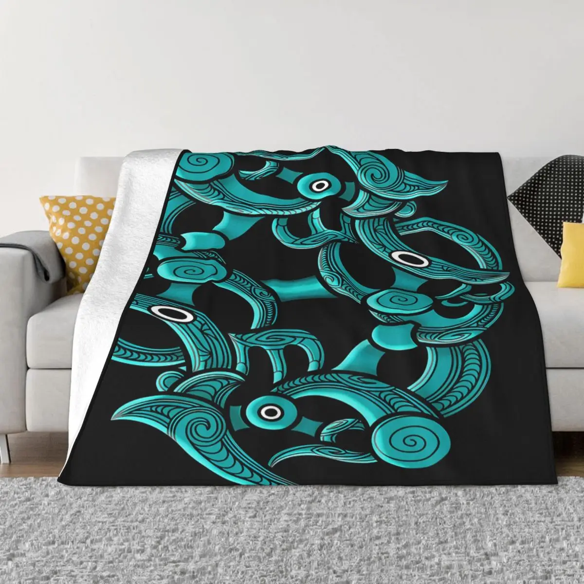 TNT MAORI YIN YANG What Is This Color An Ultra-Soft Micro Fleece Blanket