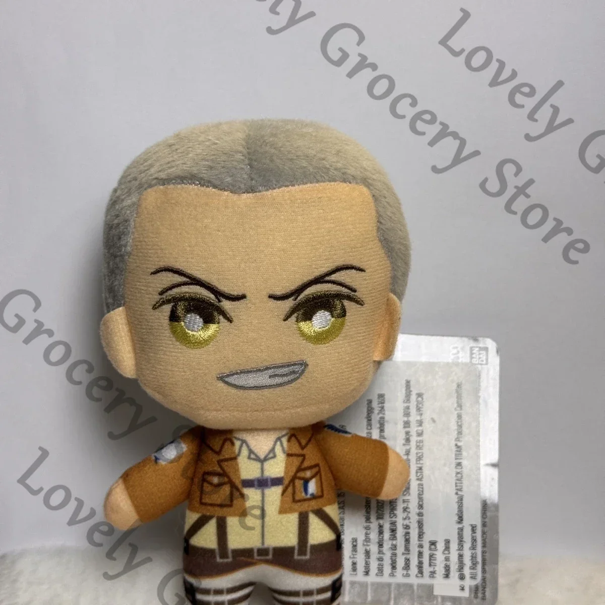 進撃の巨人-コニー・スプリング-攻撃の巨人-コスプレ-アニメ-15cm-本物のマウメット-キーチェーン-漫画のキャラクター人形-キーリング-ファン向けギフト