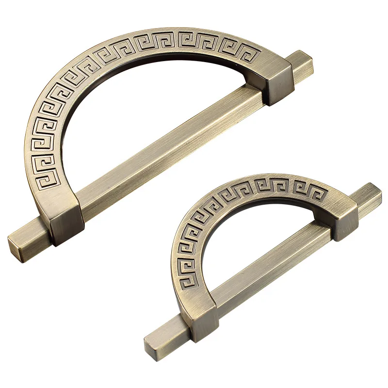 Chinese Round Handles Drawer Pulls and Knobs Cabinet Furniture Hidden Recessed Flush Handle Sliding Hinged Door Handle Hardware