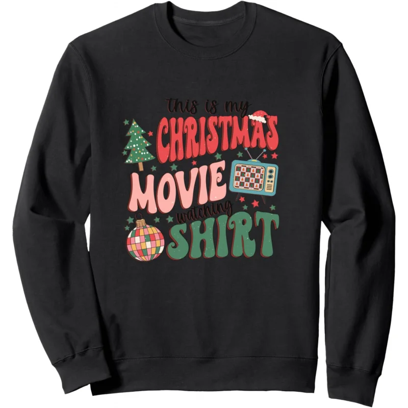 Christmas suitable for both men and women in loose plus size Sweatshirt Sweatshirt