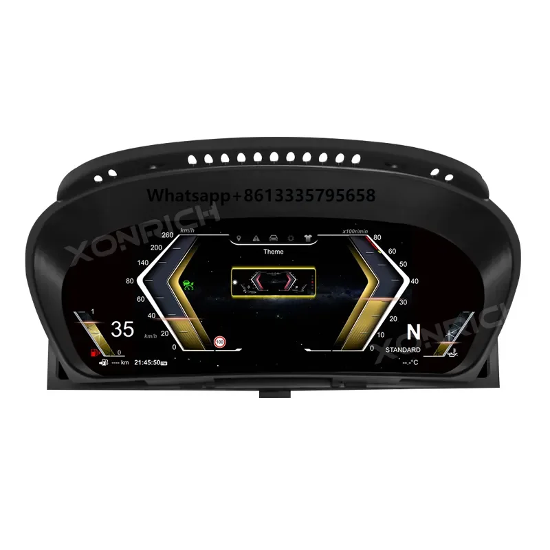 

Xonrich 12.3inch Multi Style Vehicle Speedometer Dashboard X5 E70 2007-2013 Car Instrument Panel Digital Cluster