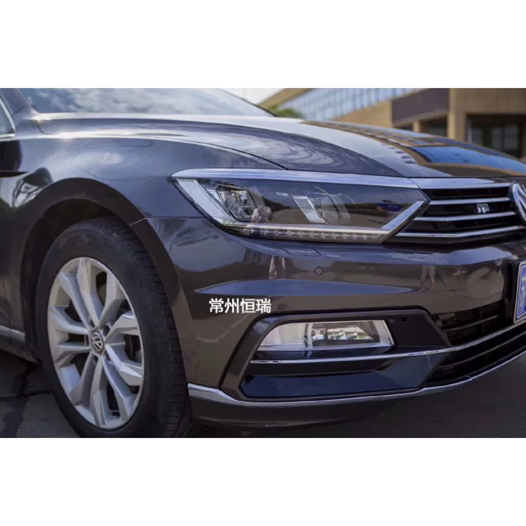 Front Side Fog Light Grill Fog Lamp Cover For VW Passat B8 Rline Bumper Accessory 2016 2017 2018 - view 4