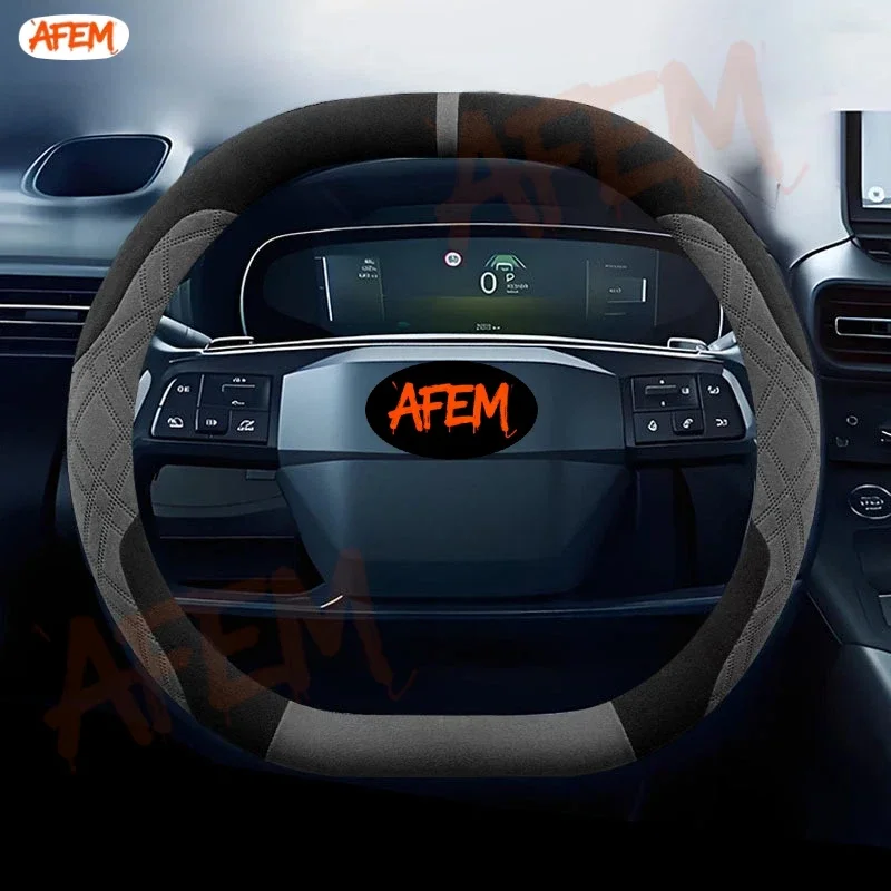 Leather Car Steering Wheel Cover For New Opel Vauxhall Combo Life Cargo Electric Gasolina Diesel 2024 2025 Interior Accessories