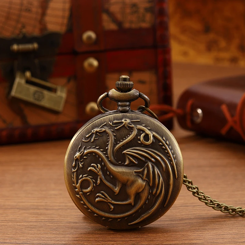 Карманные часы в античном стиле стимпанк, ВИНТАЖНЫЕ КВАРЦЕВЫЕ бриллиантовые ожерелья, подвеска, цепочка для часов для мужчин и женщин