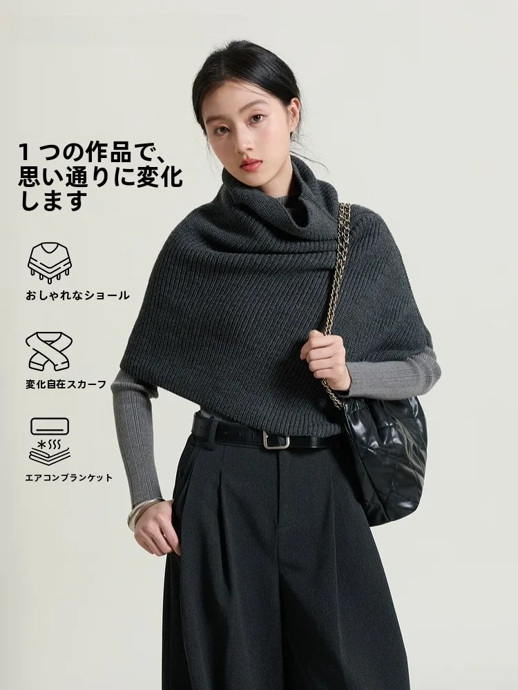 Echarpe-d'hiver-tricolore-2025-nouvelle-collection-minimaliste-col-montant-tricotee-chaude-tendance-multifonctionnelle-pour-femme-ideale-pour-les-trajets-quotidiens