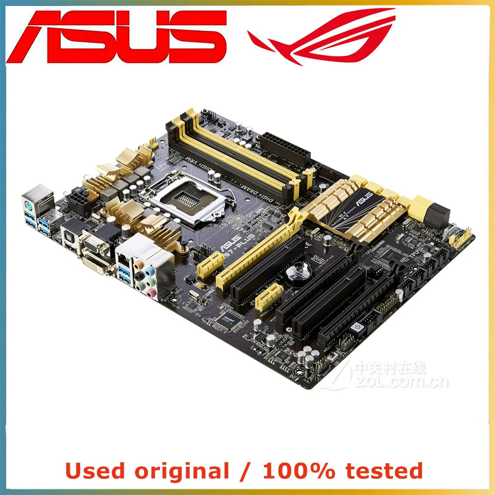 For ASUS Z87-PLUS Z87 Z87M LGA 1150 i7 i5 i3 DDR3 SATA3 USB3.0 Motherboard PCI-E3.0