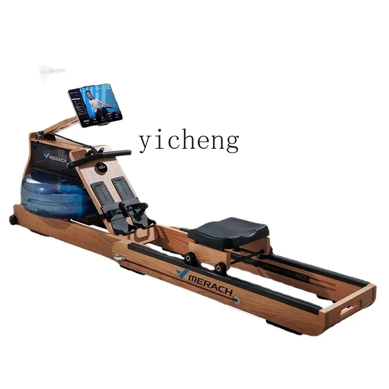 Tqh Smart Water Magnetic Double Resistance Rowing Machine Home Gym Foldable Fitness Equipment Rowing Machine