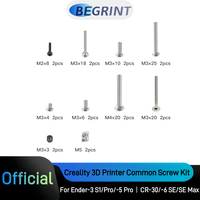 Creality 3D Printer Common Screw Kit For Ender-5pro/Ender-3 S1/CR-30/CR-6 SE/CR-6 SE Max/Ender-3 pro 3D Printer Parts