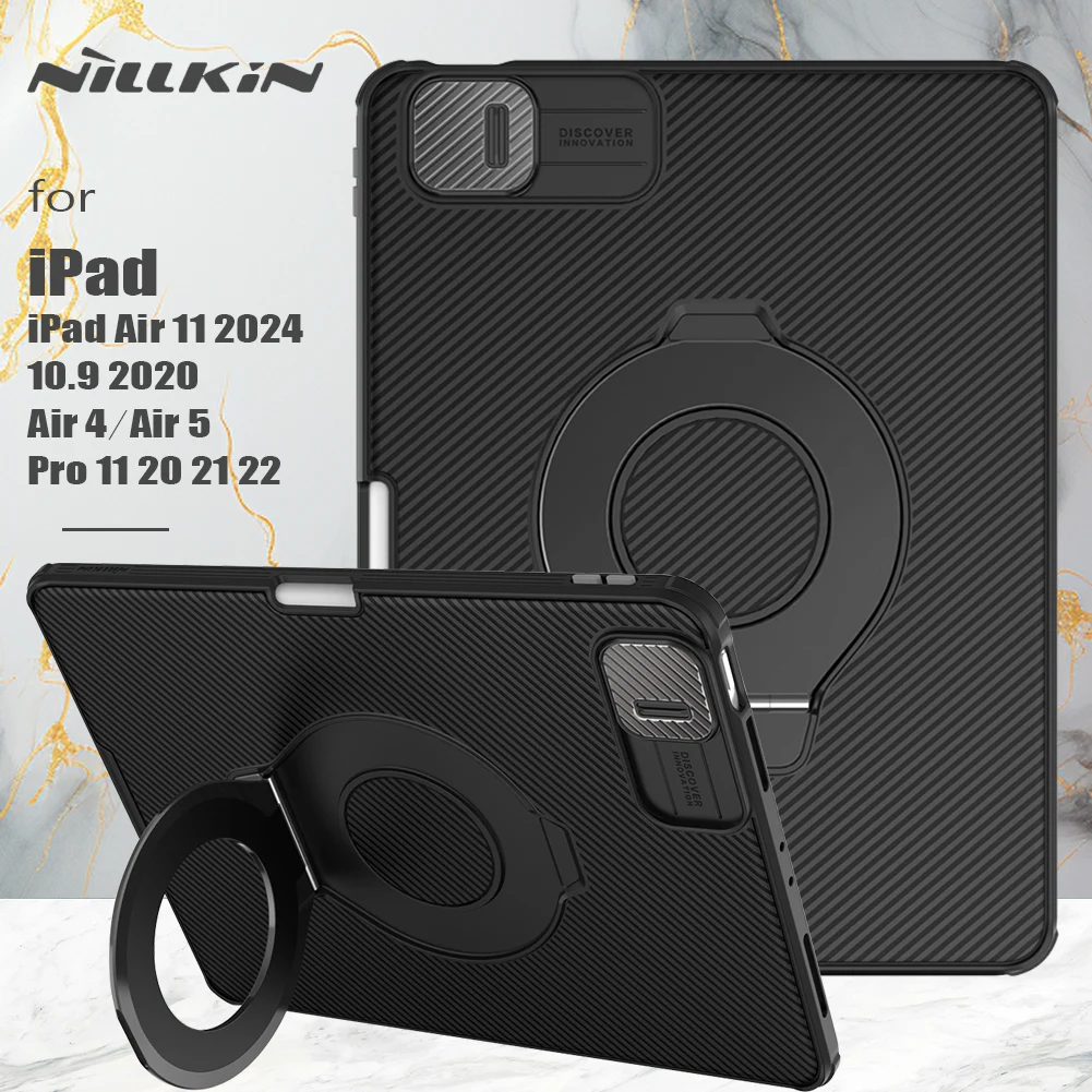 

Nillkin Camshield Bumper Slide Camera Case Magnetic Lens Cover iPad Air 11 2024 / 10.9 2020/ Air 4 / 5 / Pro 11 2020 2021 2022