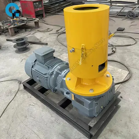 Wood Shavings Pelletizer Custom Small Wood Pellet Granulator Eco-Friendly Biomass Fuel Production Straw Sawdust Pellet Equipment