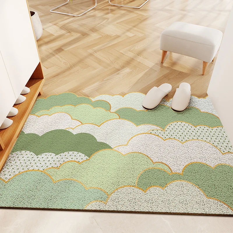 

Scraper Doormat Non-Slip Durable Easy-Clean Dirt Trapper Entrance Mat Customizable Shaggy Carpet Home Decor