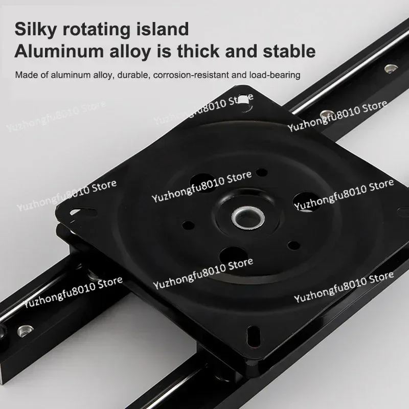 New Top Rail System Rotating Mechanism Pull Out Expand  le Countertops Accessories Sliding T  le for Kitchen Island Extension