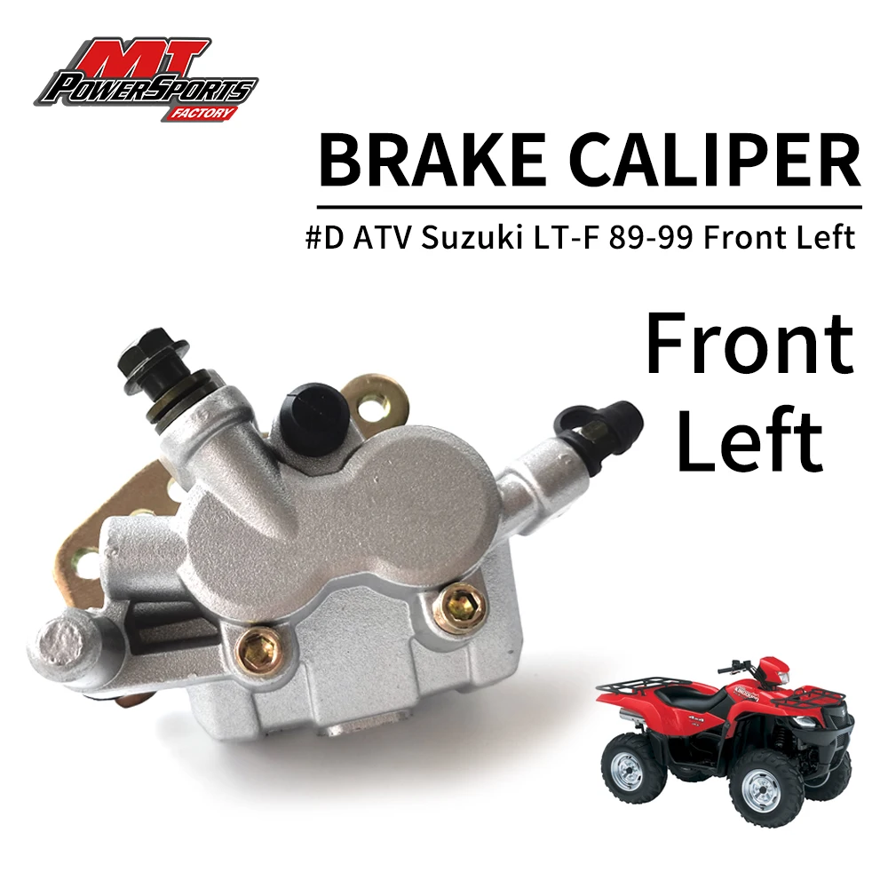 ATV Front Left Brake Caliper For Suzuki ATV LT-F300F Model K2 Kawasaki ATV KLF300 Bayou 300 C1-C15 KLF400 Bayou 400 B3-B7Caliper