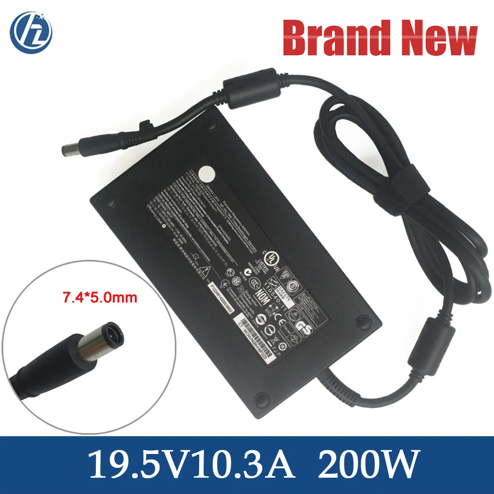 Adaptador de corriente alterna para HP EliteBook, cargador auténtico de 200w, 8470w, 8570w, 8670w, 8770w, 19,5 v, 10.3a, HSTNN-DA24