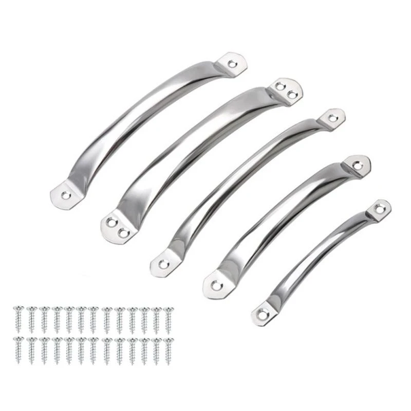 T21C Stainless Steel Cabinets Door PullAnti Scratch Quick Installation for Kitchen Bathroom