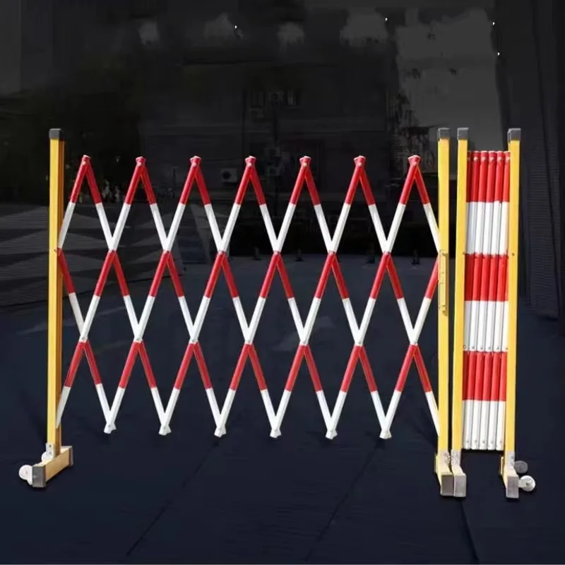 FRP expansion guardrail, high-strength prism reflective, can be filled with water 1.2m height, can be customized