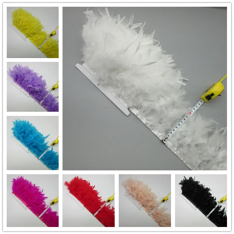 2 Yards Turkey Feather Trim Fl - огляд і ціна Feather Trim Marabou
