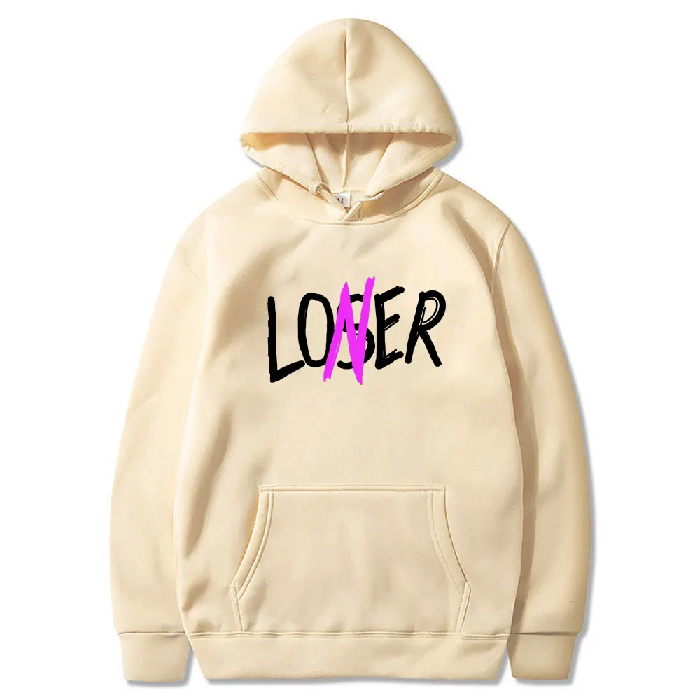 Homens e mulheres Yungblud Loner Hoodie gráfico, moletom superdimensionado unissex, Hoodies de lã gótico, moda cantor rock, Hoodies de algodão vintage