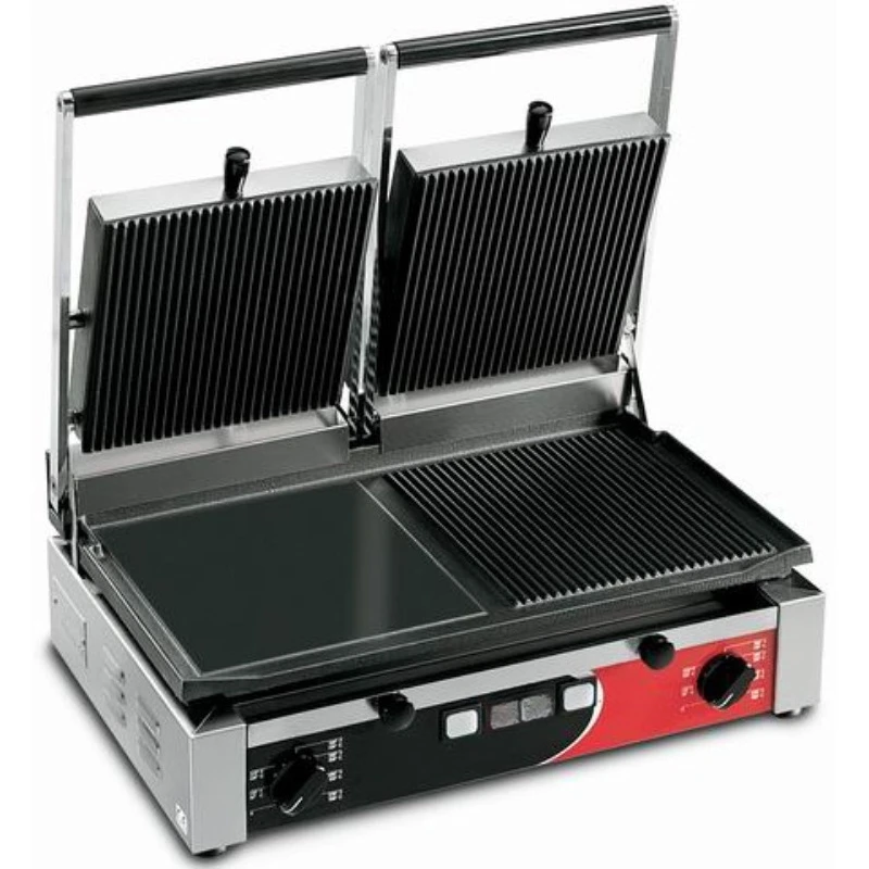 Double pressing plate sandwich machine