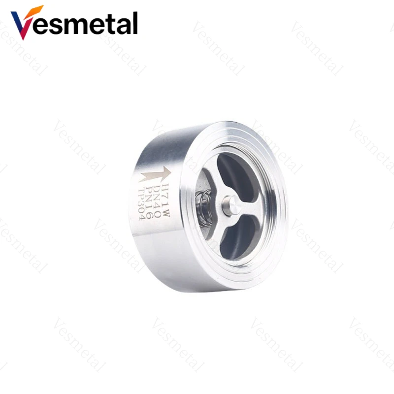 SS304 Wafer Lift Check Valve H71W-16P DN15/DN20/DN25/DN32/DN40/DN50 1/2