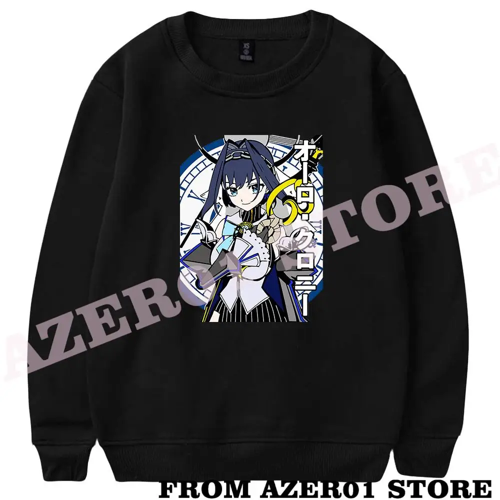 HOLOLIVE Vtuber Ouro Kronii Sweater Hoodies Merch Winter MenWomen long sleeve Sweatshirt Hoodies Crewneck