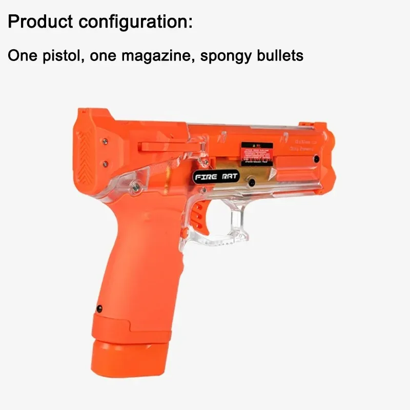 Zwq Feuer Ratte s200s Schaum Dart Blaster Spielzeug Soft Bullet Gun Schwamm Kugel im Freien interaktive Hold-Open-Waffe Jungen Spielzeug Geschenke