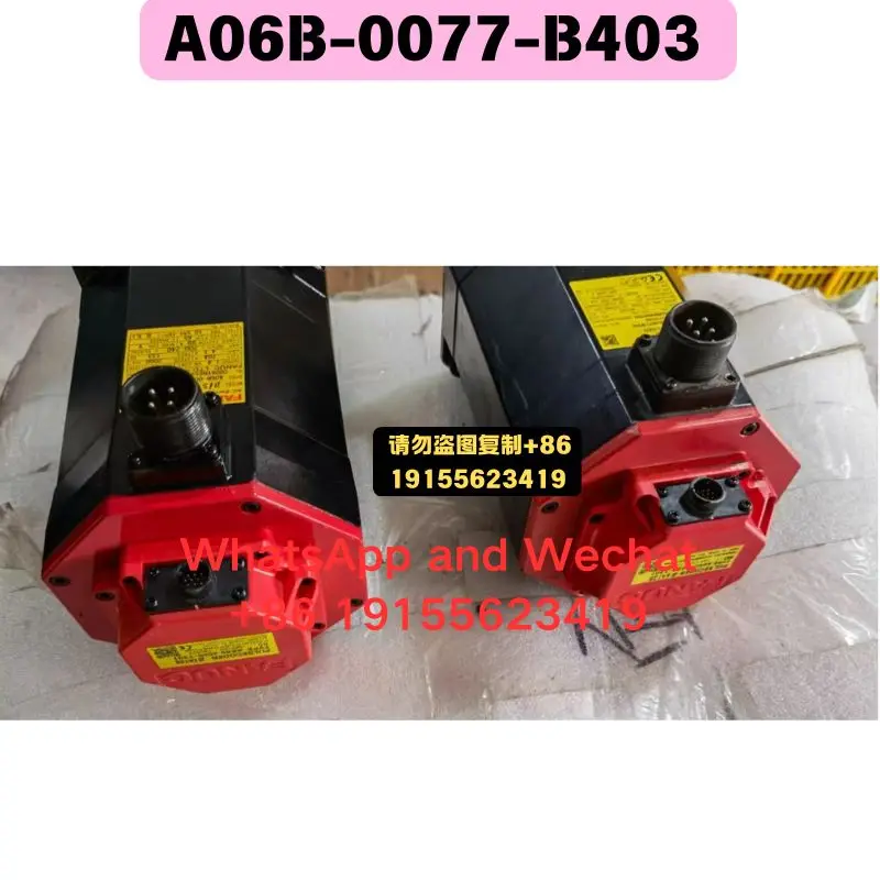 Used OEM disassembled parts A06B-0077-B403 electrical machinery Functional test OK Quick delivery