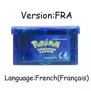 USA/EUR/ESP/ITA/NOE/FRA Pokemon Series Video Game Cartridge Pokemon Emerald FireRed LeafGreen Ruby Sapphire for GBA - Image 31