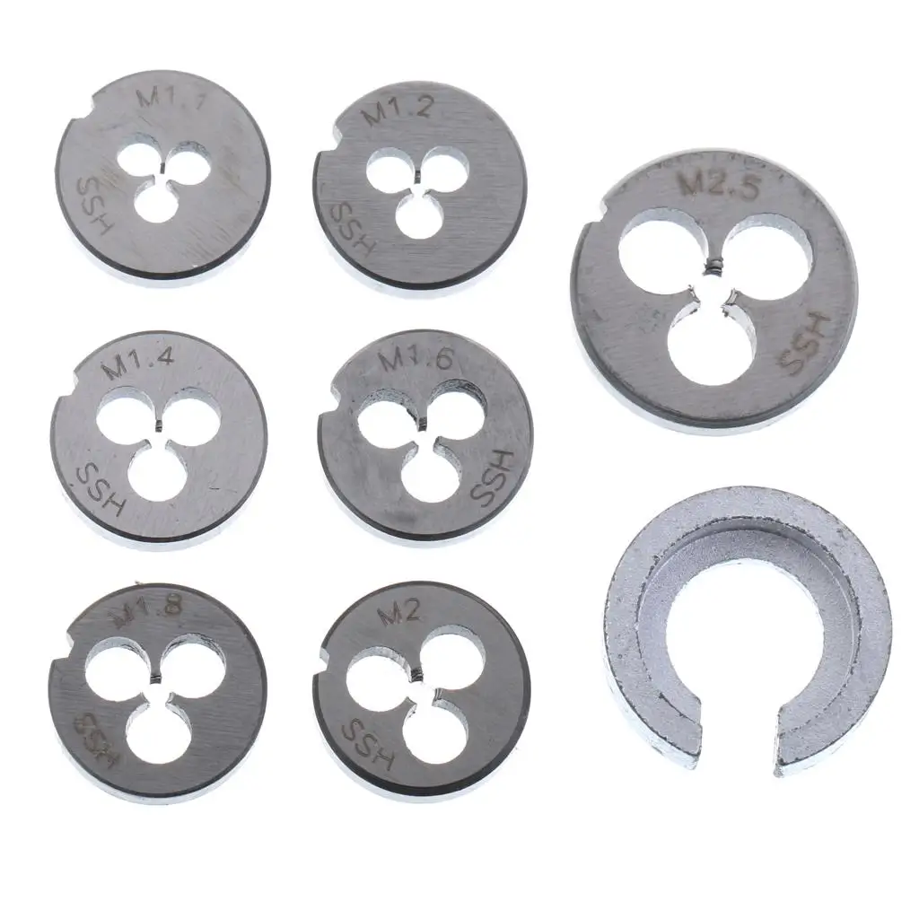 

9-Piece Metric Tap And Die Tool Set M1/M1.1/M1.2/M1.4/M1.6/M1.8/M2/M2.2