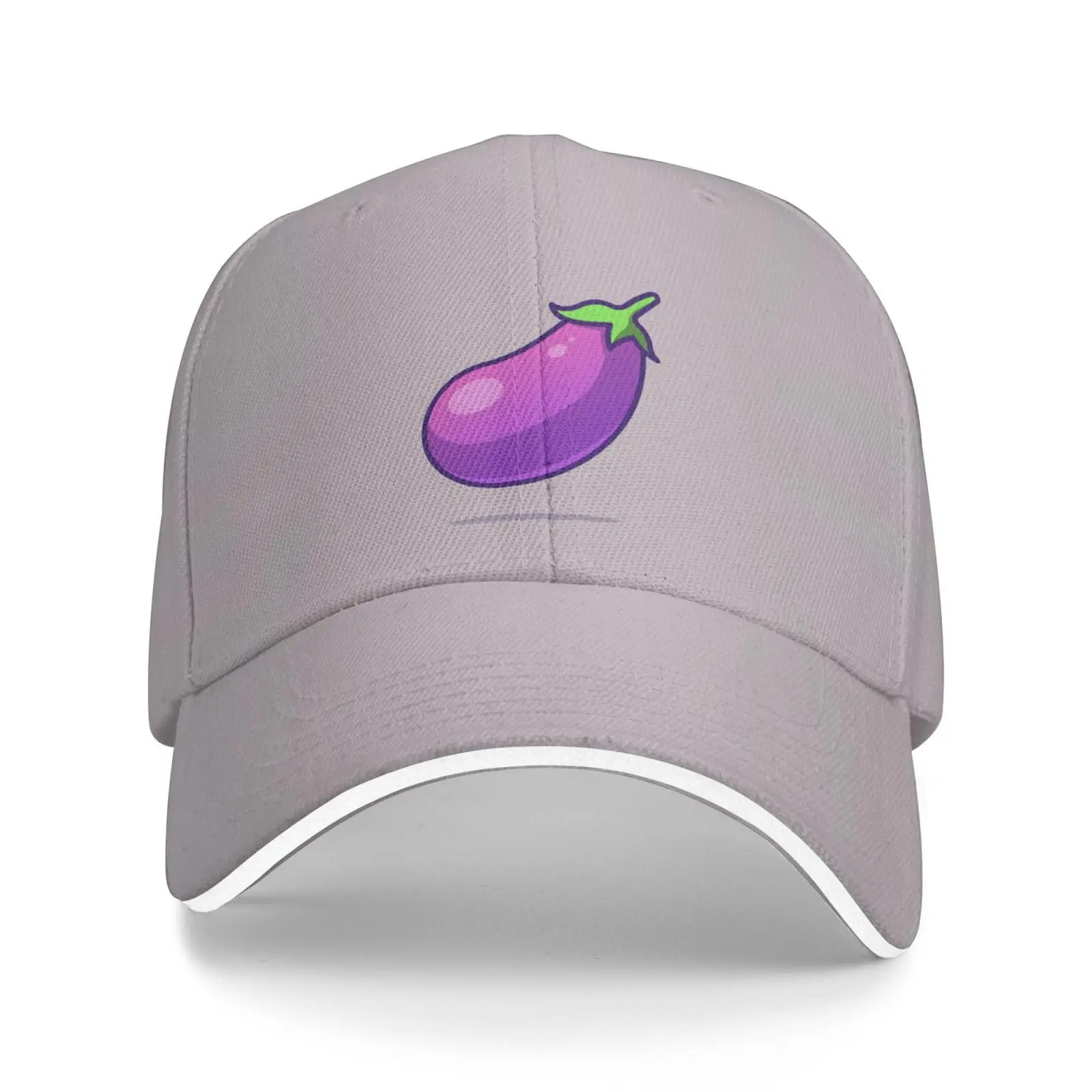 Eggplant Baseball Cap Women Men Trucker Hat Adjustable Golf Caps Dad Sun Hats