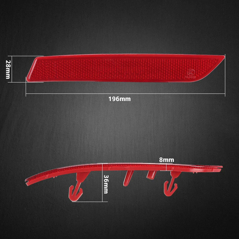 السيارات اليسار اليمين المصد الخلفي عاكس غطاء خفيف الكسوة لبيجو 508 2011 2012 2013 2014 مصباح تحذير أضواء الضباب لا لمبة