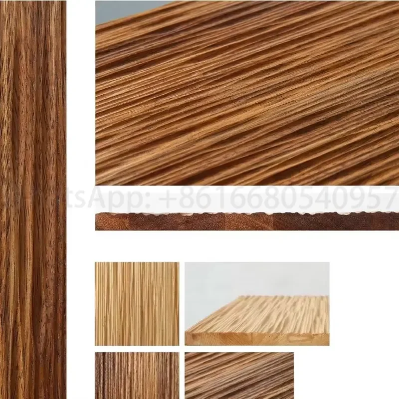Internal Acoustic Soundproof 3D Diamond Walnut Feature Slat Decorative Wood Veneer Wall Panelling - view 4