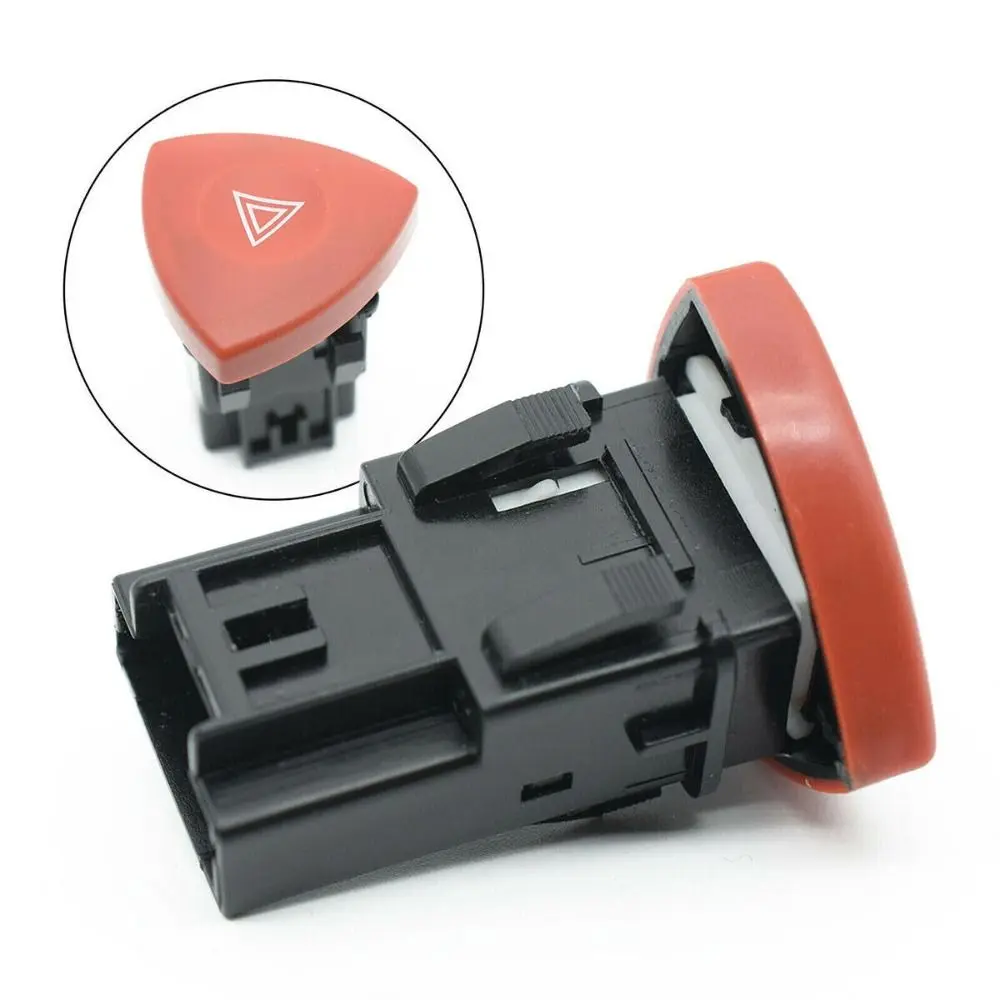 Plastic Emergency Hazard Flasher Red Signal Light Switch Warning Light Switch Emergency Switch for Renault/Laguna/Espace/auxhall
