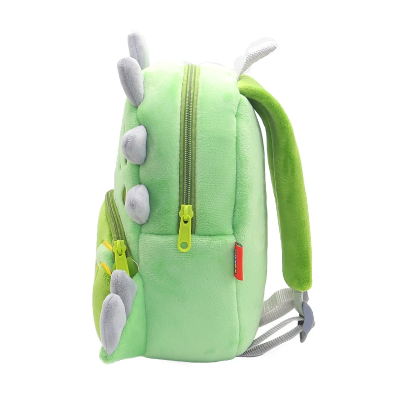 Boys Girls Backpack Cute Animal Big Mouth Dinosaur Children Plush Backpack Kindergarten School Bag