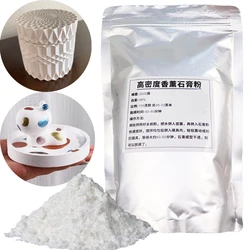 Yeso en polvo de alta densidad para manualidades, 1Kg, Material de producción de fundición de yeso, arcilla de cemento, artesanía, Material de producción de forma de yeso hecho a mano