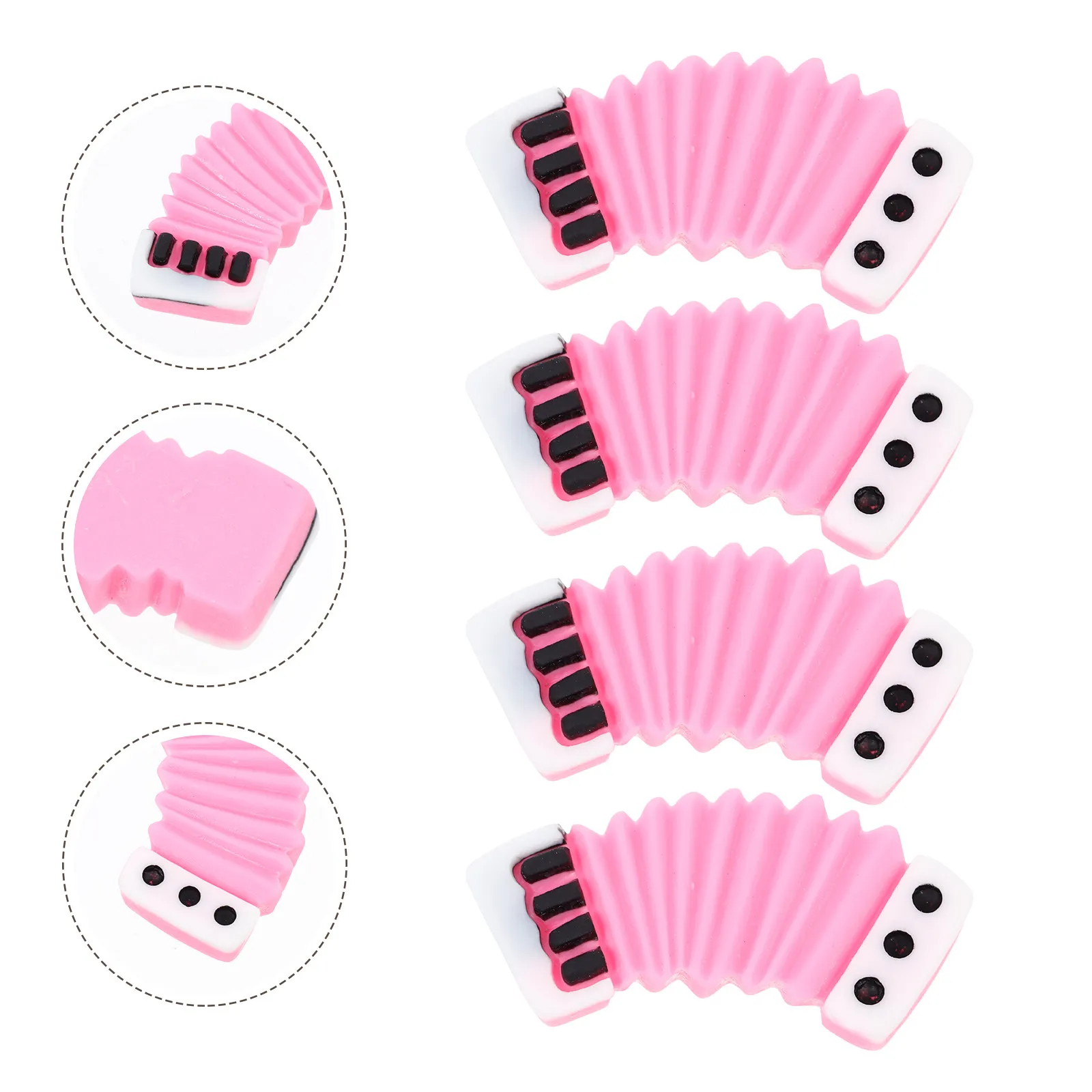 

20 шт. миниатюрных музыкальных украшений из высококачественной смолы: аксессуары для мини-домиков, настольные миниатюрные инструменты, креативный декор для микроландшафта