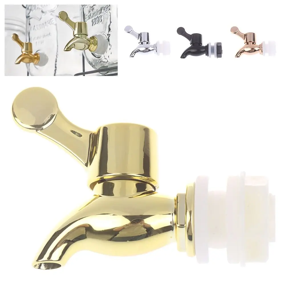 PP Plastic Beverage Dispenser Faucet Built-In Filter Leak Resistant Water Container Tap Silicone Gaskets Filter Faucet