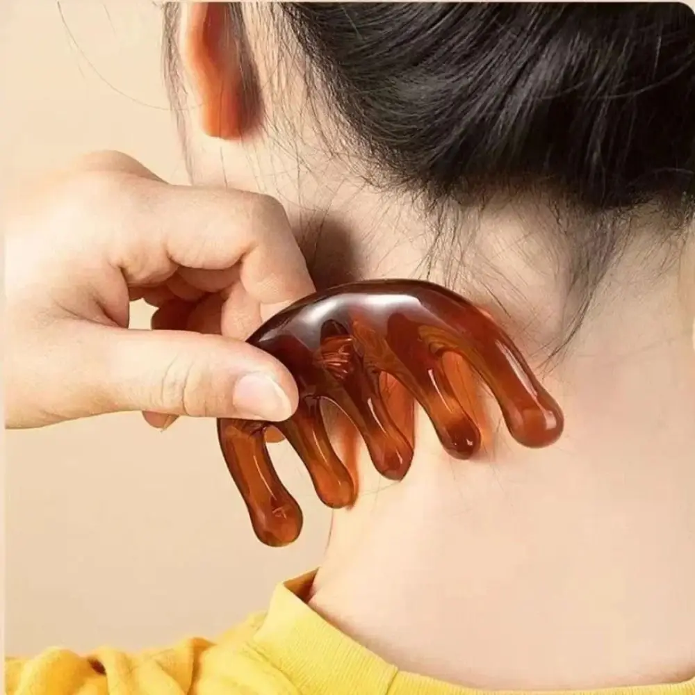 

Scalp Relaxation Massage Comb Face Lifting Massage Facial Nose Lifting Nose Massager Multi-functional Resin