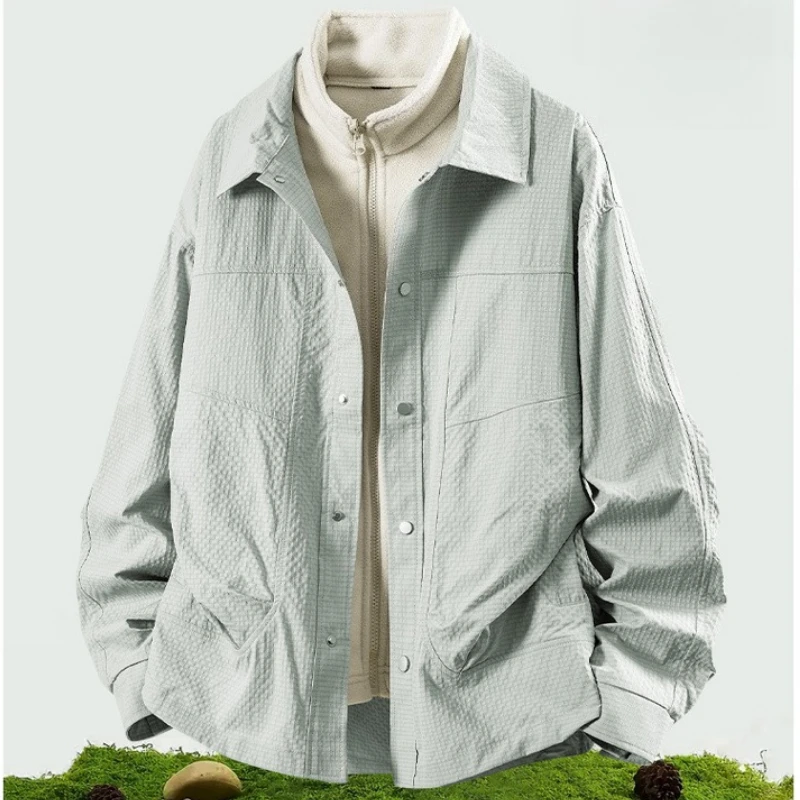 

Ветрозащитный и теплый комплект из двух предметов с толстой флисовой курткой, однотонная флисовая куртка, топ «три в одном», универсальная мужская одежда