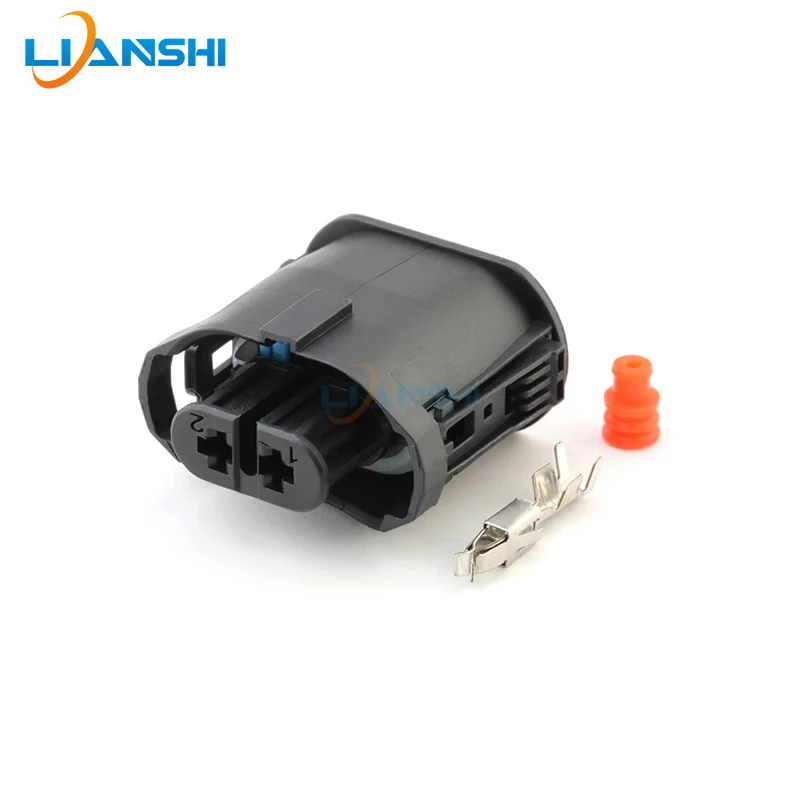 1-1355668-2 Automotive connector for BMW front bumper fog lights 2p harness plug matching terminals