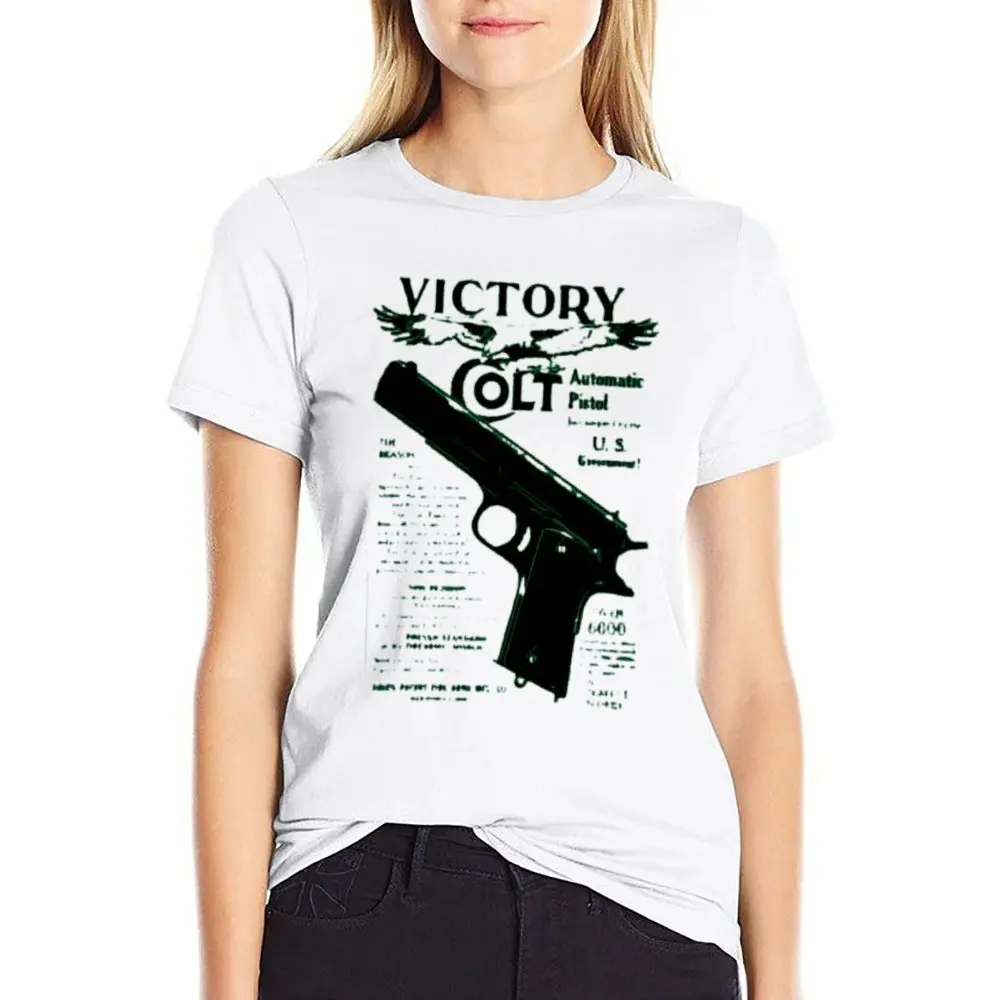 Battlefield Model 1911 Pistol 1911 Semi Automatic Pistol T Harajuku T-shirt Motion Tees Casual Graphic Funny Novelty Aactivity C