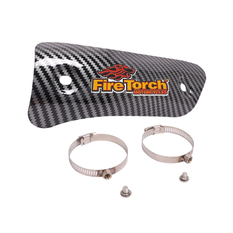 Universal Motorcycle Exhaust Heat Shield Cover Muffler Link Pipe Protector Guard Anti-scalding Cover For YAMAHA Honda SUZUKI BMW