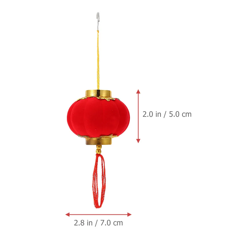 

16Pcs Red Lantern Hanging Ornaments Chinese New Year Decorations Party Decor Festive Home Decoration