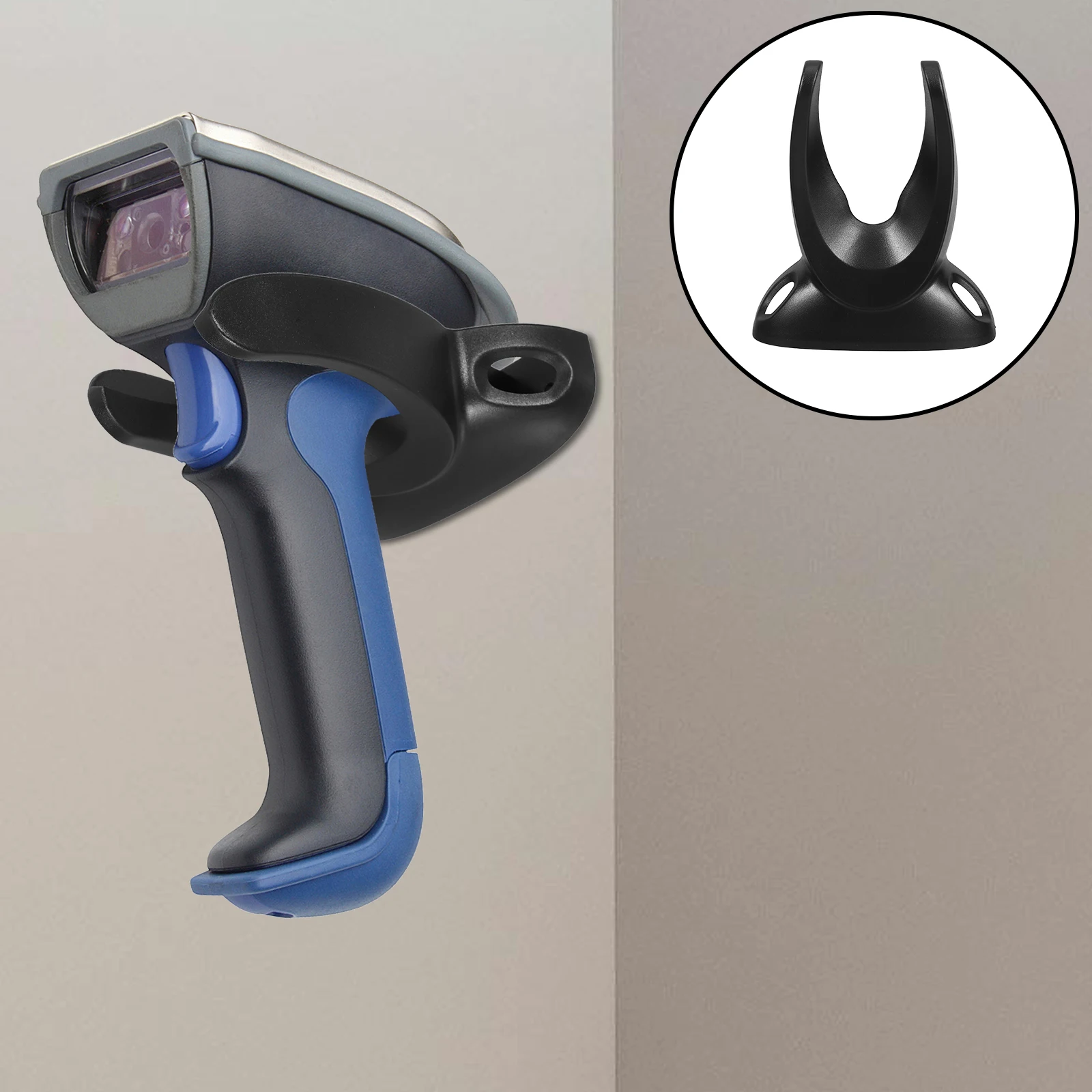 

Universal Barcode Scanner Stand Wall Mount Holder Stable Bracket Fits Various Models Easy Installation Scanning GunBracket