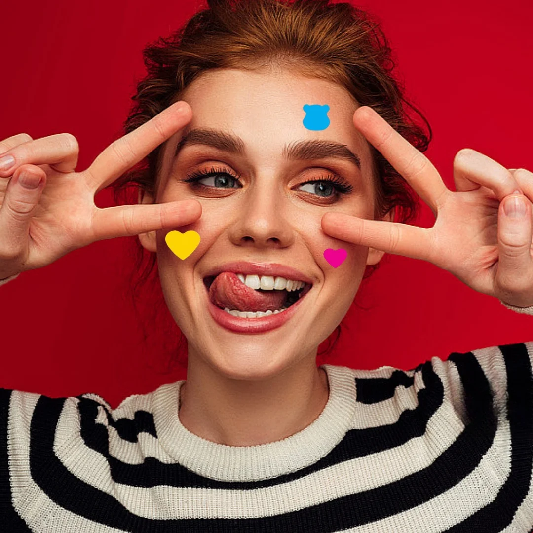 60 قطعة من رقع حب الشباب على شكل الدب الكرتوني، ملصقات بقعة بثرة رفيعة للغاية قابلة للتنفس #5