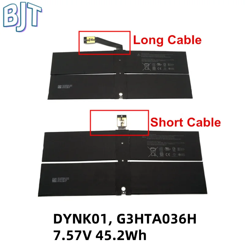 

4Cell New 7.57V 45.2Wh 5970mAh G3HTA036H DYNK01 Laptop Battery For Microsoft Surface Laptop 1 2 1769 1782 13.5" Series Notebook